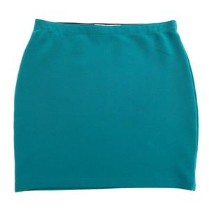 Teal Mini Skirt - Size Small